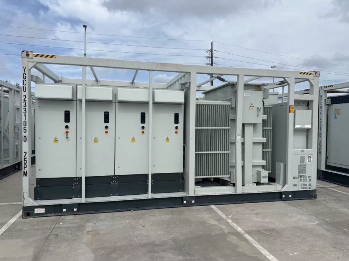 Containerized substation and skid-mounted electrical gear purchased for relocation
